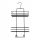  FASHIONABLE BLACK HANGING BATHROOM SHELF FOR A SHOWER