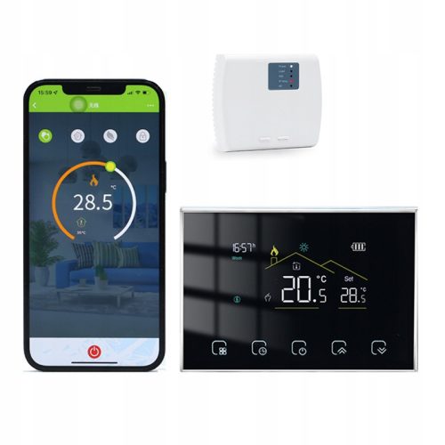  Wireless RF Thermostat Electric Heating