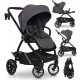  LIGHTWEIGHT COMPACT STROLLER, CONVERTIBLE 2-in-1 SEAT, BIG WHEELS 0-22 kg