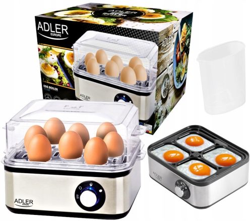  Adler AD4486 Egg Cooker Silver/Gray