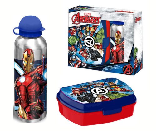  Textiel Trade Avengers Water Bottle and Lunch Set 500 ml