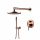 CHDE Rose Gold Ocean Concealed Shower Set