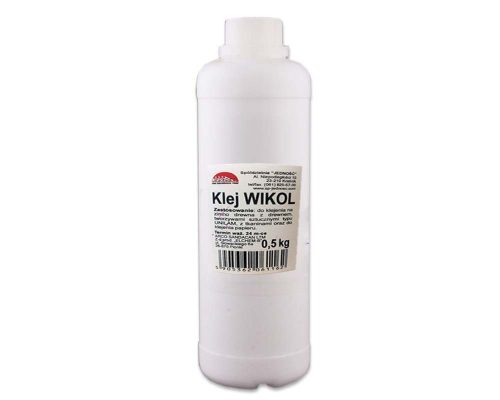  Colorless WIKOL ADHESIVE for the permanent bonding of wood, leather and paper bottles