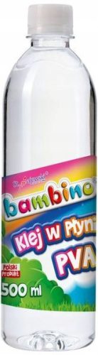  Bambino LIQUID GLUE 500 ml for QUILLING St. Majewski TRANSPARENT