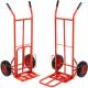 WAREHOUSE TRANSPORT TROLLEY, MILLER 2xPLATFORM