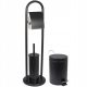  Yoka Home 2-piece bathroom accessory set, black