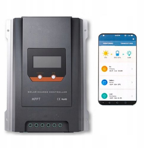 SOLAR-LADECONTROLLER 12V 30A MPPT BLUETOOTH