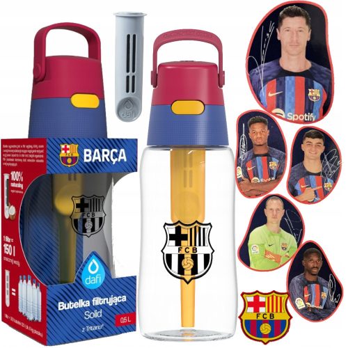  Dafi Solid FC Barcelona Filter Bottle 0.5 l