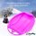  Portable snow sled for children, adults, downhill, pink