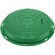  Cover manhole for septic tank well Ø600/780 A15 Green