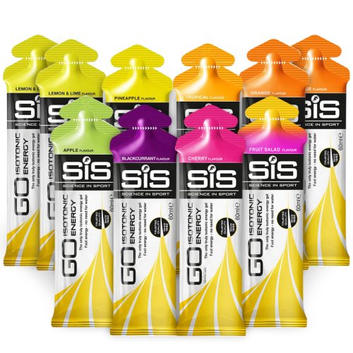  SIS ENERGY GEL MIX OF FLAVORS 10 X 60ML VARIETY PACK CARBOHYDRATES ENERGY