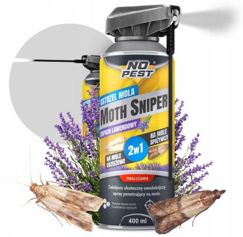 Insect repellent sprayer, aerosol against mosquitoes, moths, flies, wasps No-Pest 400 ml