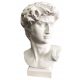 Decorative figures and sculptures for home STATUE HEAD OF DAVID BUST SCULPTURE DECORATION