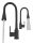 Granitan FLEXO black stand kitchen faucet
