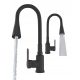 Granitan FLEXO black stand kitchen faucet