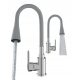 Granitan FLEXO grey floor-standing kitchen faucet