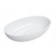 Oval countertop washbasin Omnires Shell M+