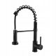 Delvant Amor floor-standing kitchen faucet, black