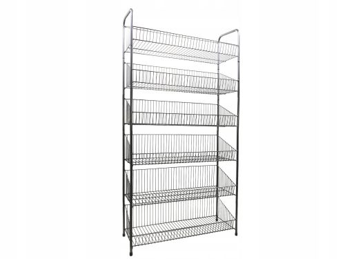 Shelf for bread, vegetables, baskets, shop shelf 67