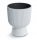  Flowerpot 36.5 x 29.8 cm, white plastic