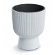  Flowerpot 36.5 x 29.8 cm, white plastic