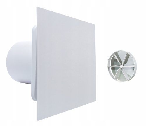 Ventika KLIQ100BASEH + KLIQFP180PLAIN bathroom fan 100 mm