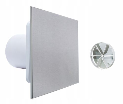 Ventika KLIQ100BASEWC + KLIQFP180HI-TECH bathroom fan 100 mm