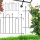 metal garden fence, fence edge 60H