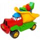 A dump truck with a sandbox. Toy production by Wiesław Suchanek