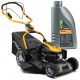 Petrol lawn mower - Stiga petrol lawn mower with basket, 139 cm³ capacity. Basket 60 l, cutting width 46 cm