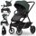  CROX LIGHTWEIGHT WALKING PARTNER, CONVERTIBLE SEAT FRONT REAR, LARGE WHEELS, 0-22 kg