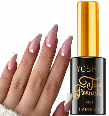  YOSHI TOP FRENCH NO WIPE HYBRID NUDE SEMI-TRANSPARENT 01 10 ml