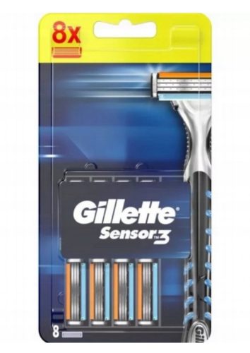  Gillette Sensor3 razor cartridges 8 pieces