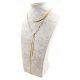  767c GOLD CHAIN celebrity long tie 316L