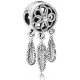  Charm Pendant Silver DREAM CATCHER DEDICATION C1