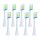  8x Sarmocare S100 White Toothbrush Heads