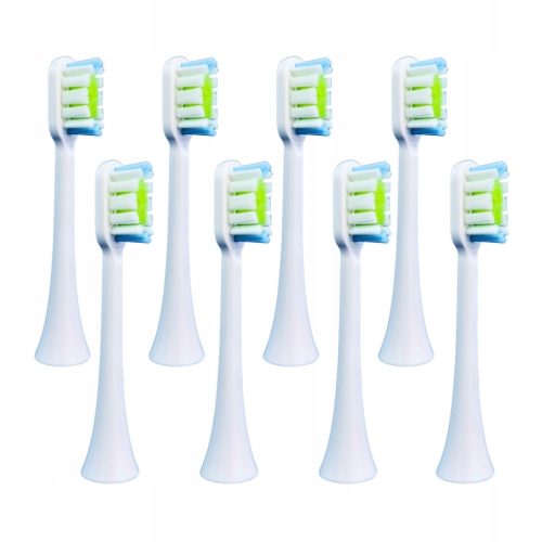  8x Sarmocare S100 White Toothbrush Heads