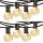  Garland Garden Lights 15 m 50 pieces, waterproof