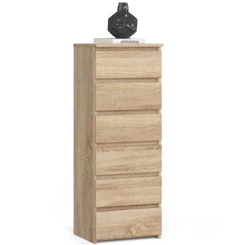  Akord CL6 chest of drawers 40 x 35 x 109cm Sonoma oak matt