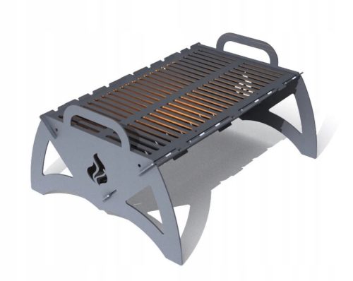 Charcoal grill - Metastal charcoal grill 50 x 30 cm