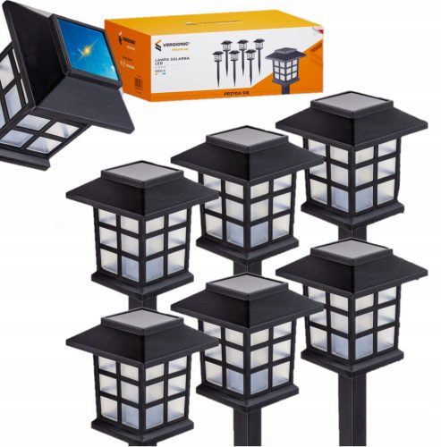  Plug-in solar lamp 1231 black 39 cm 1 pc.