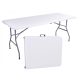 Table pour jardin et terrasse - Table traiteur extensible WatchMe4, plastique, rectangulaire, 180 x 75 x 77 cm