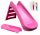 SLIDE FOR CHILDREN 130 cm FOLDABLE LARGE PINK