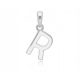  Silver pendant letter R women's pendant 925