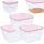 Food containers Plastic food containers, set of 3 x 4L