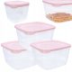 Food containers Plastic food containers, set of 3 x 4L