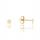  Gold star stud earrings with cubic zirconia, pr. 333