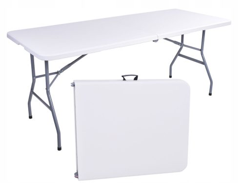 Table de jardin et terrasse - Table Springos, plastique, rectangulaire, 180 x 75 x 75 cm