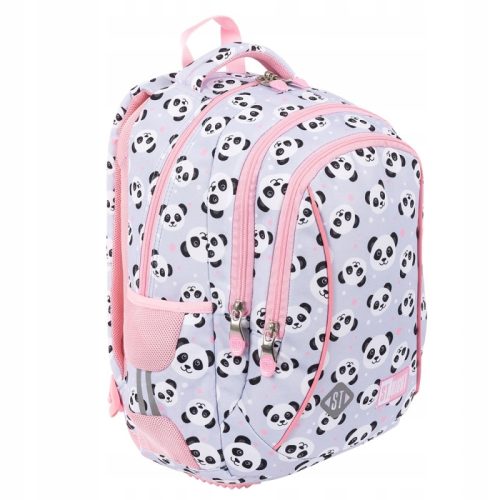 ST.MAJEWSKI St.Right Grey Panda Backpack – Ergonomic & Spacious Design