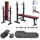  SAPPHIRE GYM 36kg bodybuilding SET BENCH barbells WEIGHTS dumbbells